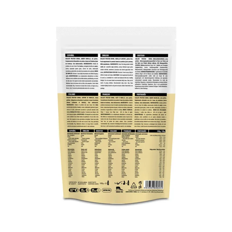 226ERS Isolate Protein Drink napój proteinowy (Wanilia) – 1 kg - obrazek 2