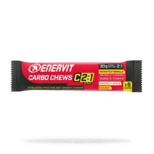Enervit Carbo Chews C2:1PRO galaretki energetyczne (Pomarańcza) – 34 g (6 sztuk)