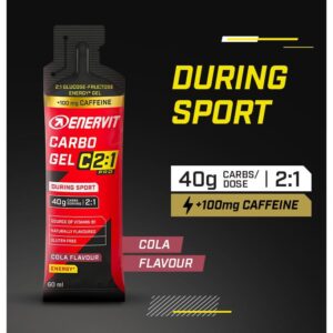 Enervit Carbo Gel C2:1PRO – żel energetyczny z kofeiną (Cola) – 60 ml - obrazek 2