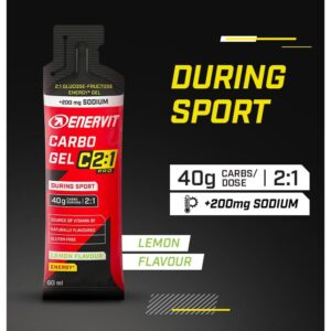 Enervit Carbo Gel C2:1PRO – żel energetyczny (Cytryna) – 60 ml - obrazek 2