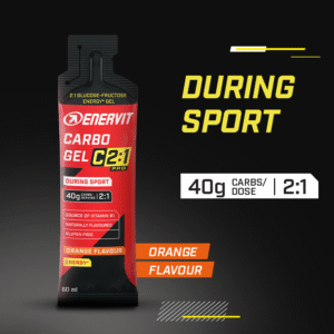 Enervit Carbo Gel C2:1PRO – żel energetyczny (Pomarańcza) – 60 ml - obrazek 2
