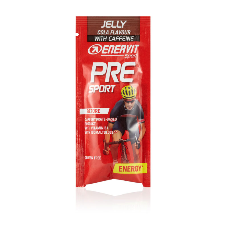 Enervit Pre Sport galaretka węglowodanowa z kofeiną (Cola) – 45 g