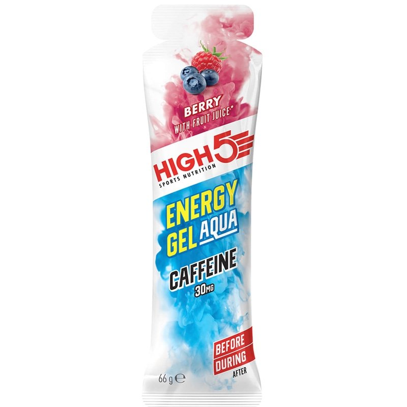HIGH5 Energy Gel Aqua żel energetyczny z kofeiną (Jagoda) – 66 g