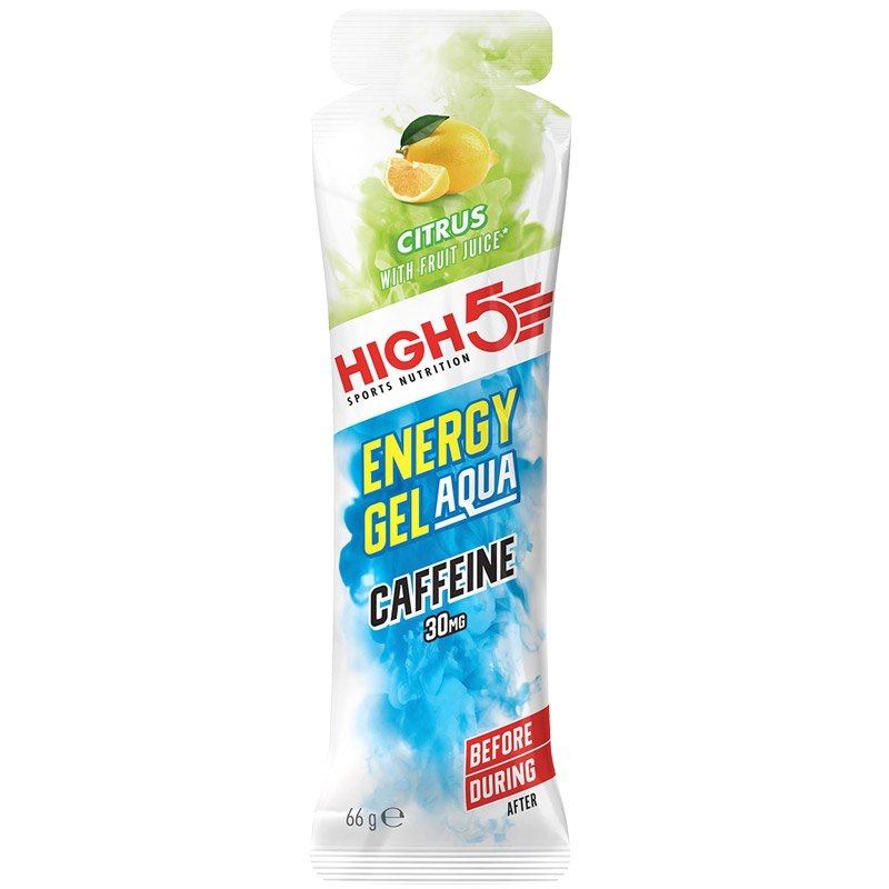 HIGH5 Energy Gel Aqua żel energetyczny z kofeiną (Owoce Cytrusowe) – 66 g