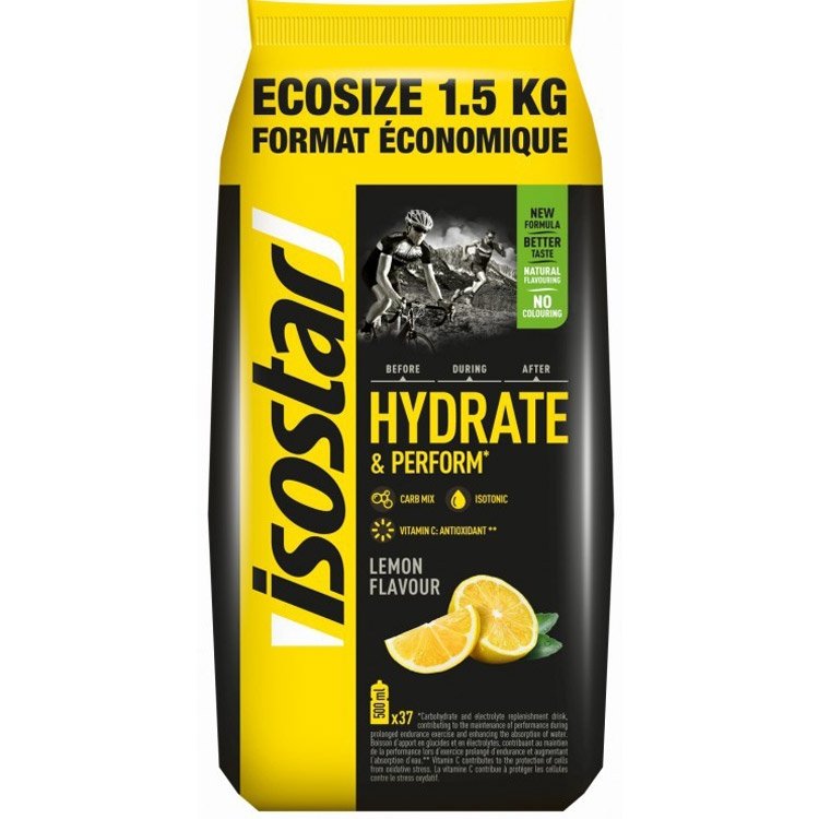 Isostar Hydrate & Perform napój izotoniczny (Cytryna) – 1,5 kg