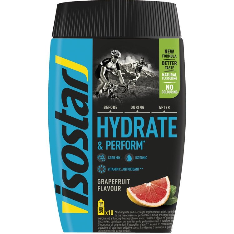Isostar Hydrate & Perform napój izotoniczny (Grejpfrut) – 400 g
