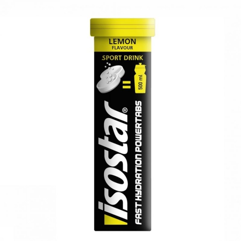 Isostar PowerTabs – napój izotoniczny (Cytryna) – 10 tabletek