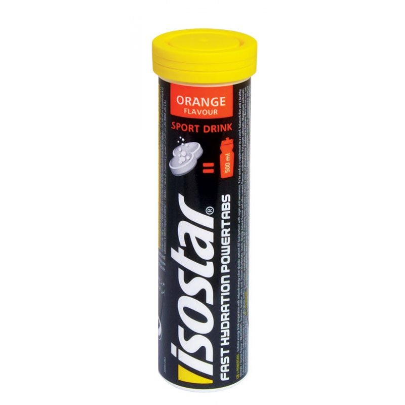 Isostar PowerTabs – napój izotoniczny (Pomarańcza) – 10 tabletek