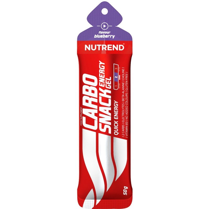 Nutrend CARBOSNACK żel energetyczny (Borówka) – 50 g