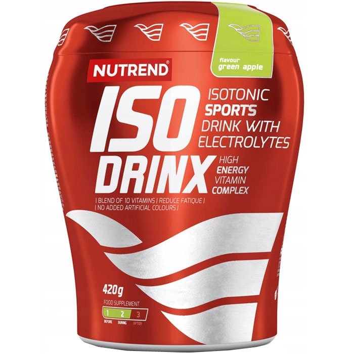Nutrend ISODRINX napój izotoniczny (Zielone Jabłko) – 420g