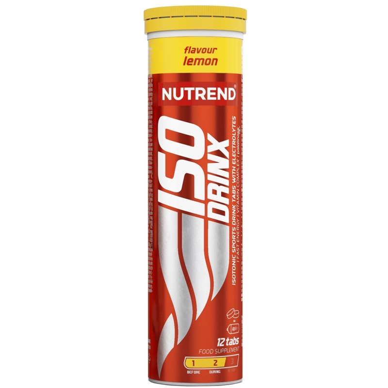 Nutrend ISODRINX Tabs napój izotoniczny (Cytryna) – 12 tabletek
