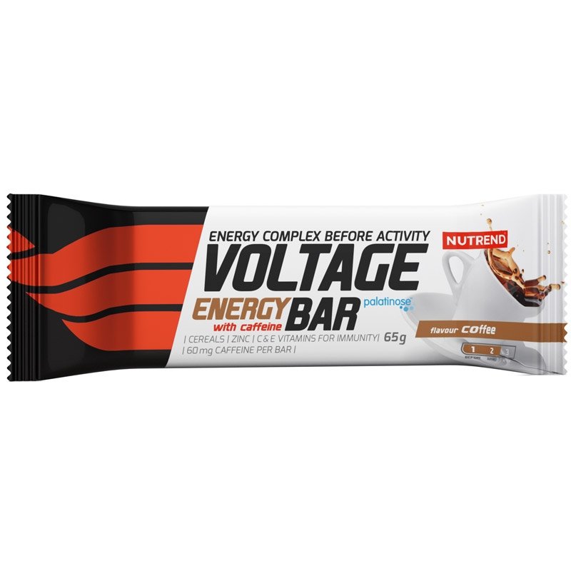 Nutrend Voltage Energy Bar baton energetyczny z kofeiną (Kawa) – 65 g