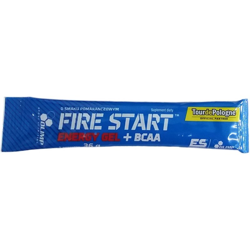 Olimp Fire Start Energy Gel + BCAA żel energetyczny – Pomarańcza – 36 g