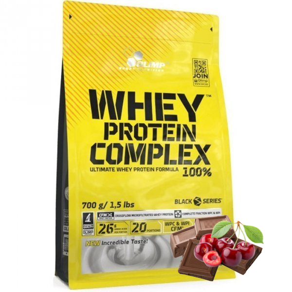 Olimp Whey Protein Complex 100%  odżywka białkowa (Czekolada z Wiśnią) - 700 g
