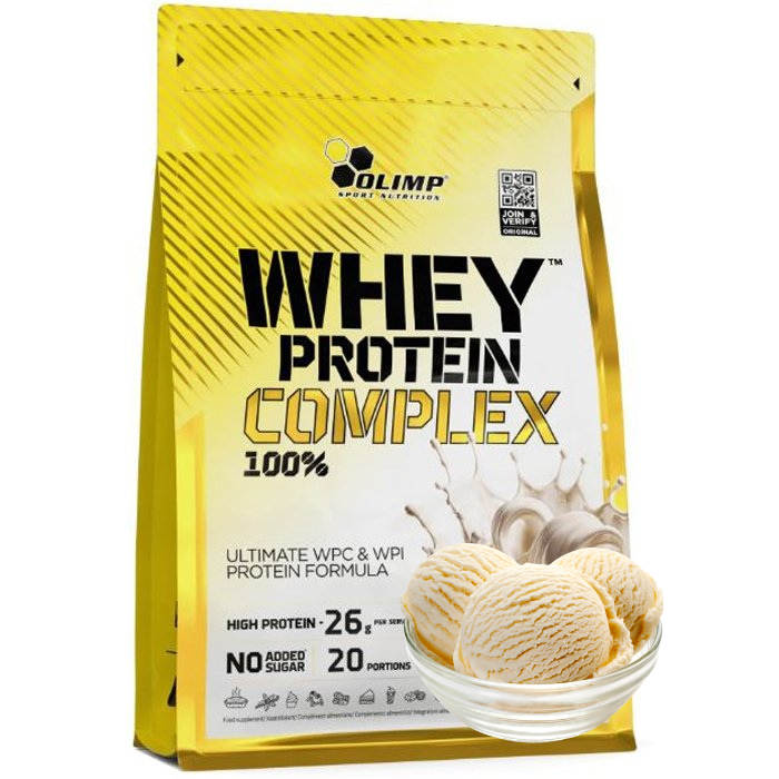 Olimp Whey Protein Complex 100% odżywka białkowa (Lody Waniliowe) - 700 g