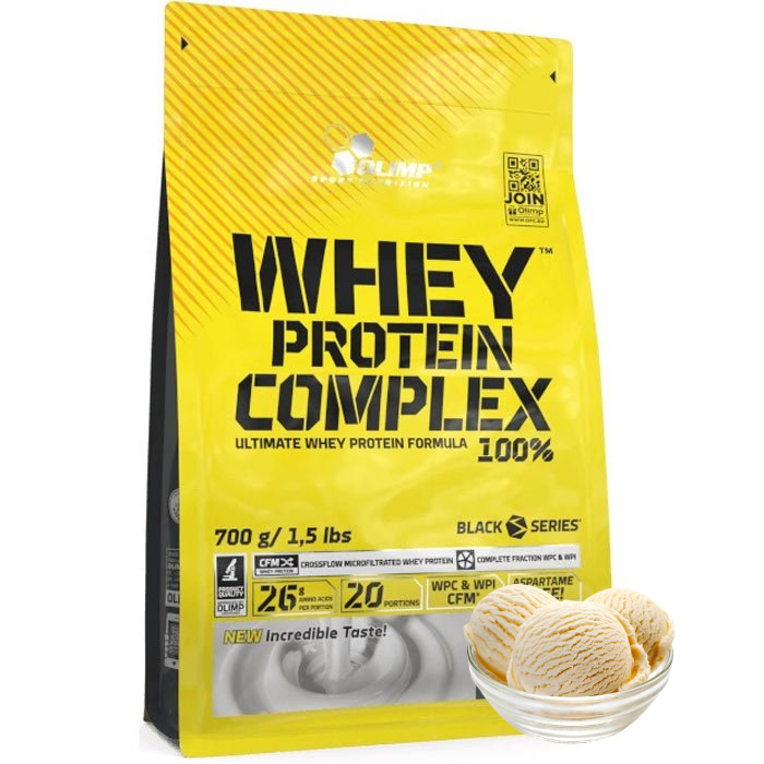 Olimp Whey Protein Complex 100%  odżywka białkowa (Lody Waniliowe) - 700 g