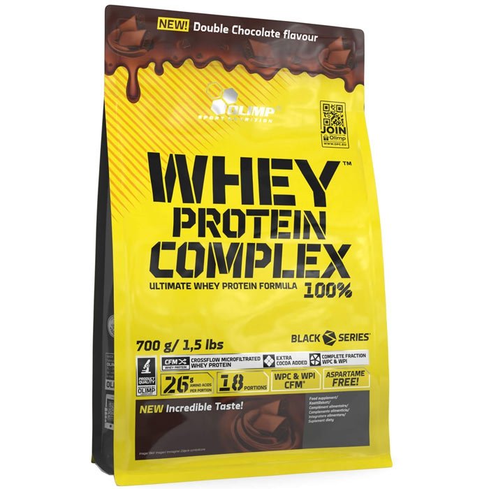 Olimp Whey Protein Complex 100%  odżywka białkowa (Podwójna Czekolada) - 700 g