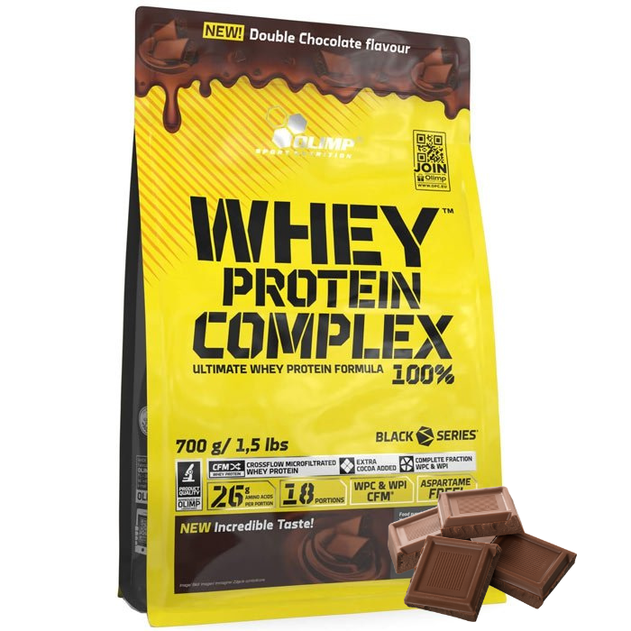 Olimp Whey Protein Complex 100%  odżywka białkowa (Podwójna Czekolada) - 700 g