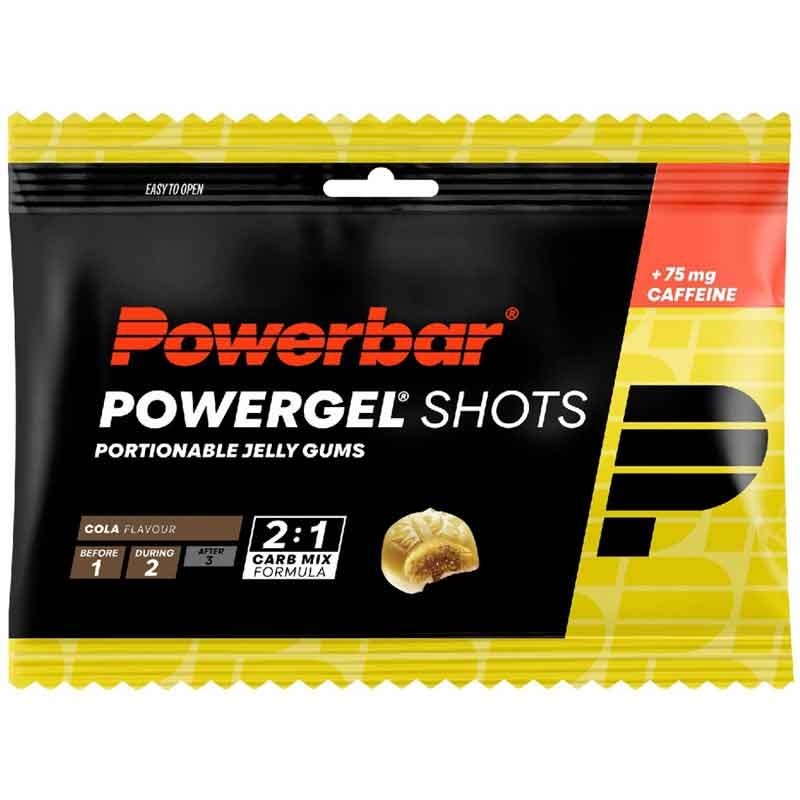 PowerBar PowerGel Shots  żelki energetyczne z kofeiną (Cola) – 60 g
