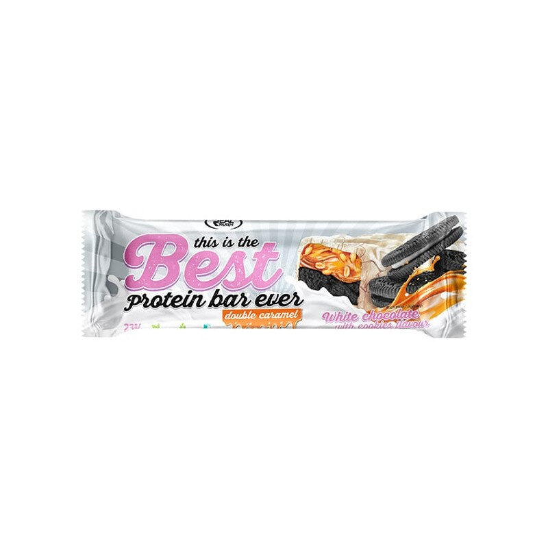 Real Pharm BEST PROTEIN BAR (Biała Czekolada i Ciastko) - 50 g