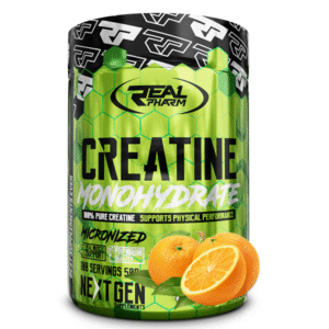 Real Pharm Creatine monohydrat kreatyny (Pomarańcza) – 500 g
