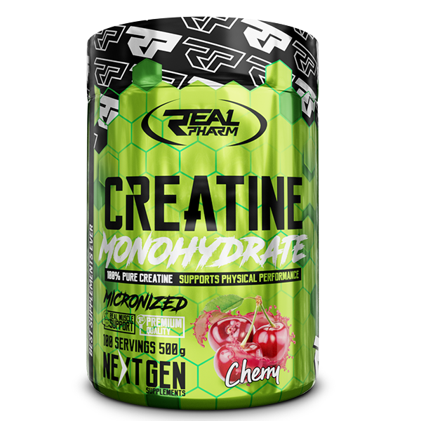 Real Pharm Creatine monohydrat kreatyny (Pomarańcza) – 500 g