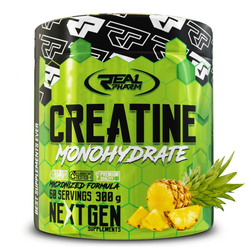Real Pharm Creatine monohydrat kreatyny (Ananas) – 300 g