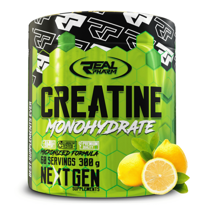 Real Pharm Creatine monohydrat kreatyny (Cytryna) – 300 g