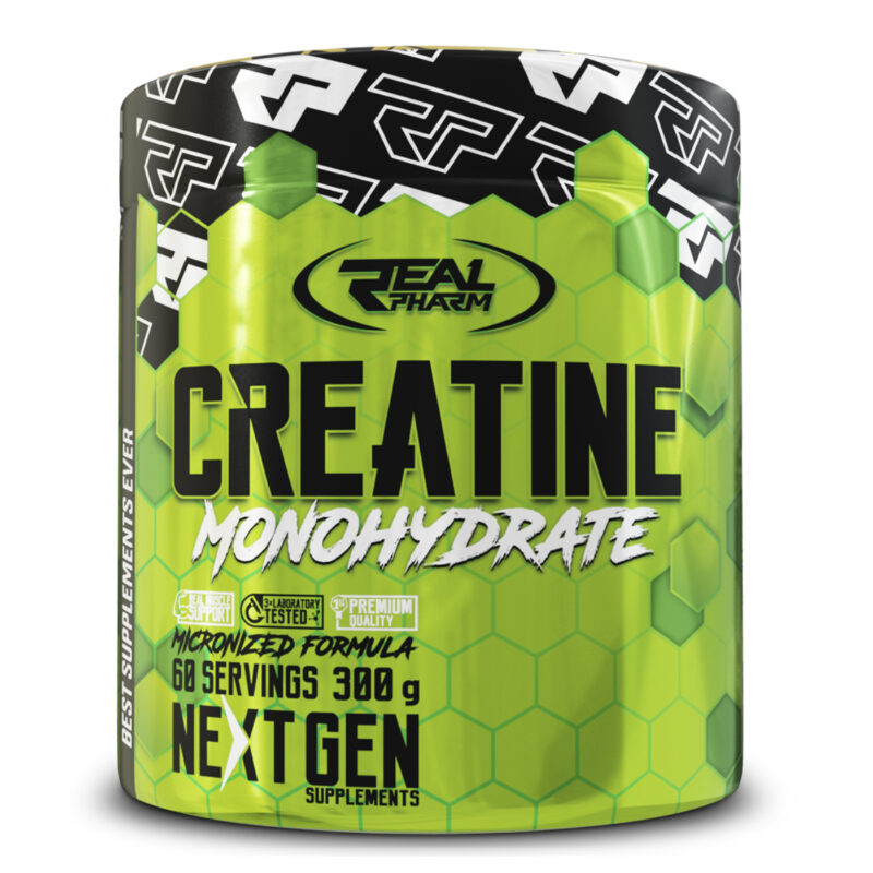 Real Pharm Creatine monohydrat kreatyny (Grejpfrut) – 300 g