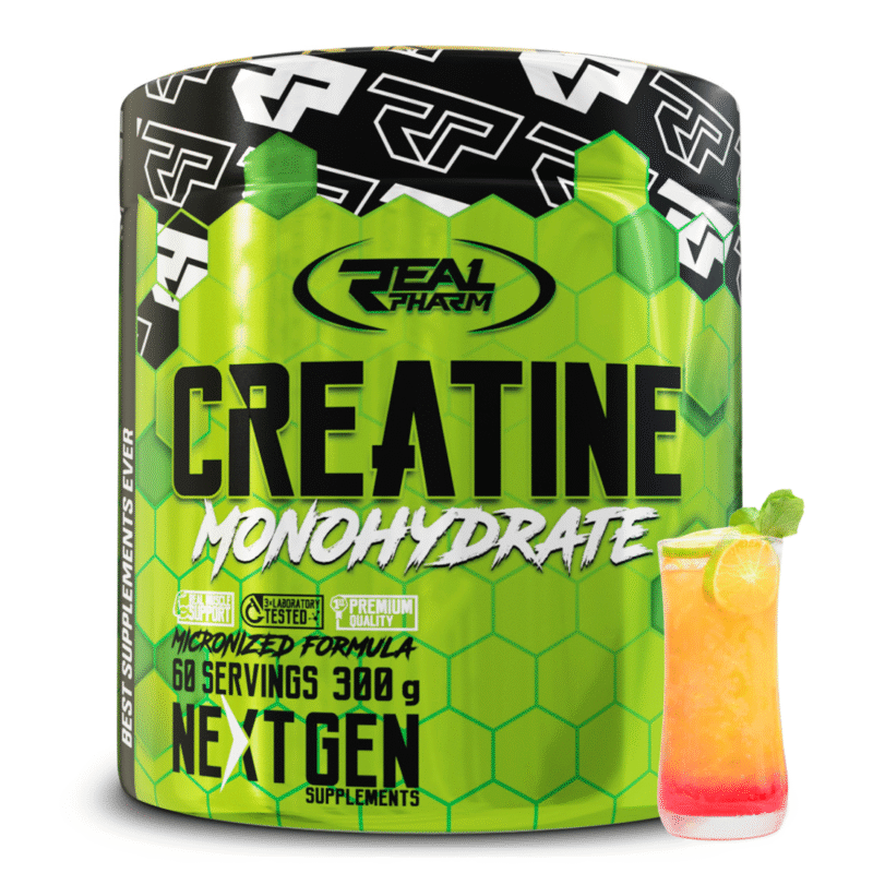 Real Pharm Creatine monohydrat kreatyny (Poncz Owocowy) – 300 g