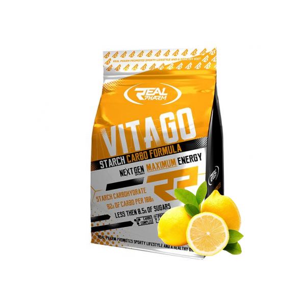 Real Pharm Vita Go napój węglowodanowy (Cytryna) - 1000 g
