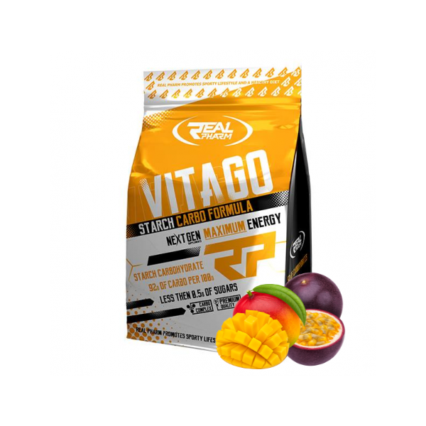 Real Pharm Vita Go napój węglowodanowy (Mango Marakuja) - 1000 g