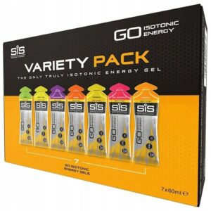 SiS GO Isotonic Energy Gel Variety Pack – zestaw 7 izotonicznych żeli energetycznych 7 x 60 ml
