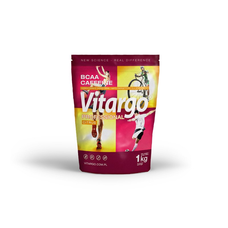 Vitargo Professional napój węglowodanowy z BCAA i kofeiną (Owoce Cytrusowe) – 1 kg