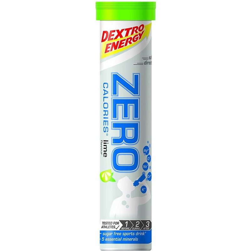 Dextro Energy Zero Calories elektrolity (Limonka) – 20 tabletek
