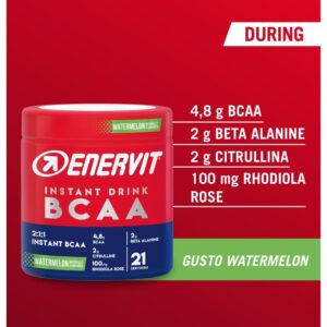 Enervit BCAA Instant Drink aminokwasy (Arbuz) – 280 g - obrazek 2