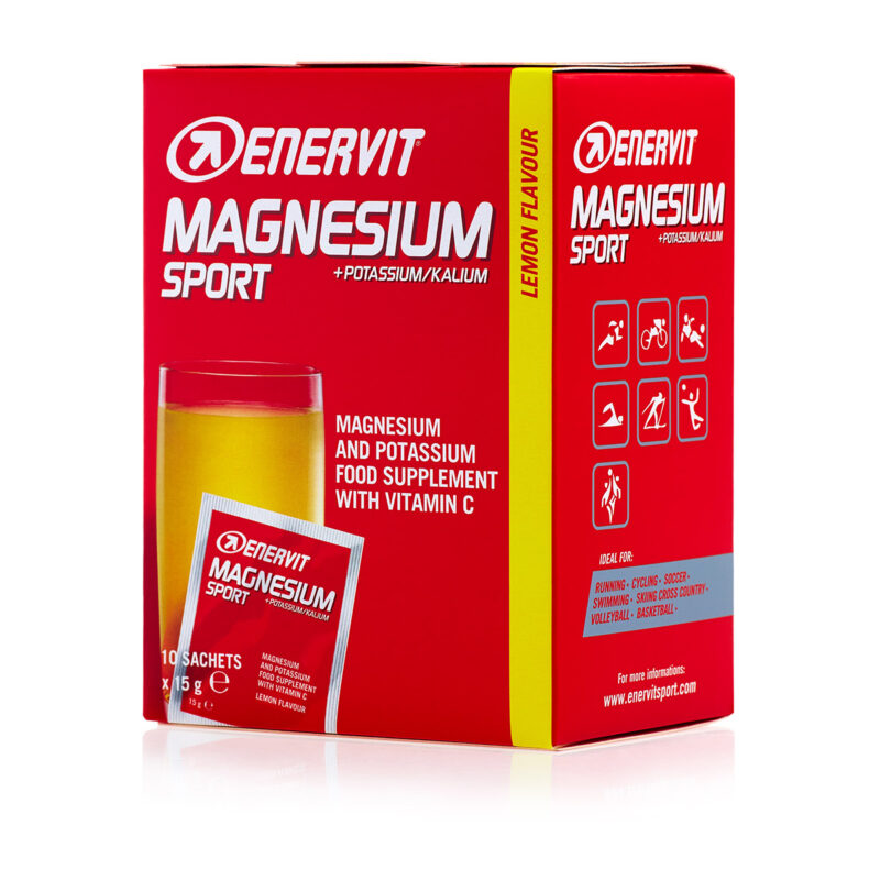 Enervit Magnesium Potassium Sport, Magnez Potas (Cytryna), saszetki 10x15g
