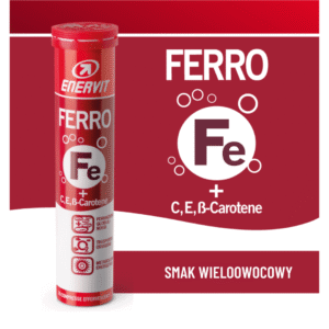 Enervit Ferro żelazo (Owocowe) - 20 tabletek - obrazek 4