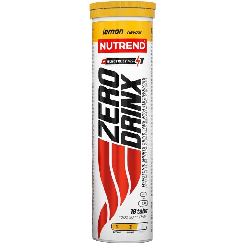 Nutrend Zero Drinx Tabs napój hipotoniczny (Cytryna) – 18 tabletek