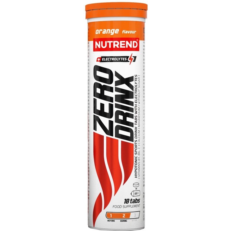 Nutrend Zero Drinx Tabs napój hipotoniczny (Pomarańcza) – 18 tabletek