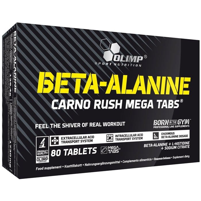 Olimp Beta Alanine Carno Rush Mega Tabs beta-alanina – 80 tabletek