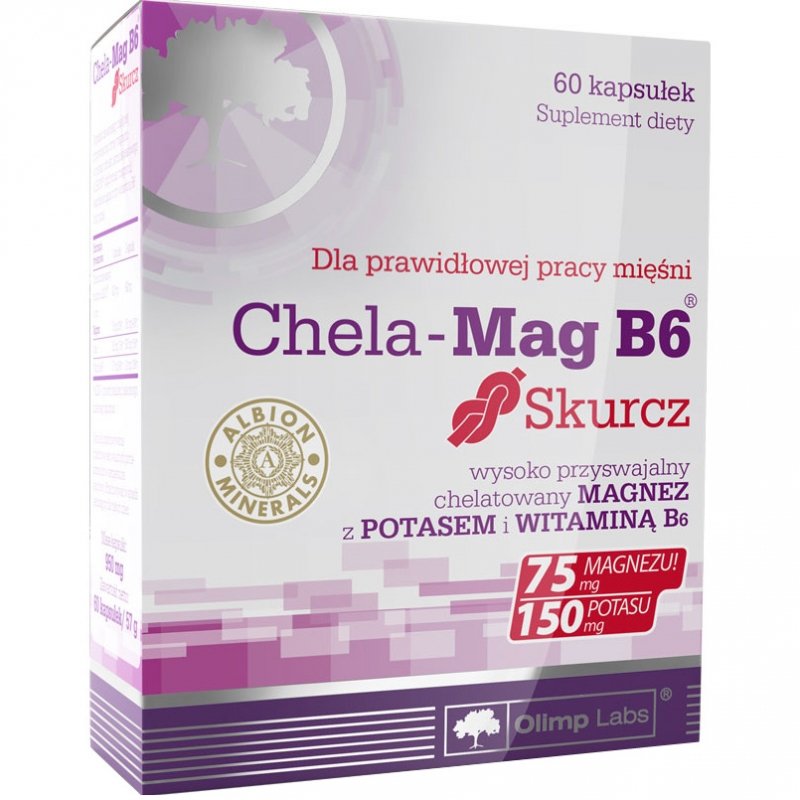 OLIMP Chela-Mag B6 Skurcz Magnez – 60 kapsułek