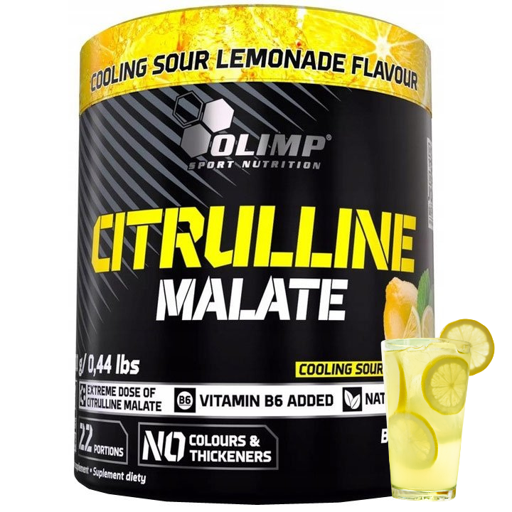 Olimp Citrulline Malate jabłczan cytruliny (Kwaśna Lemoniada) – 200 g