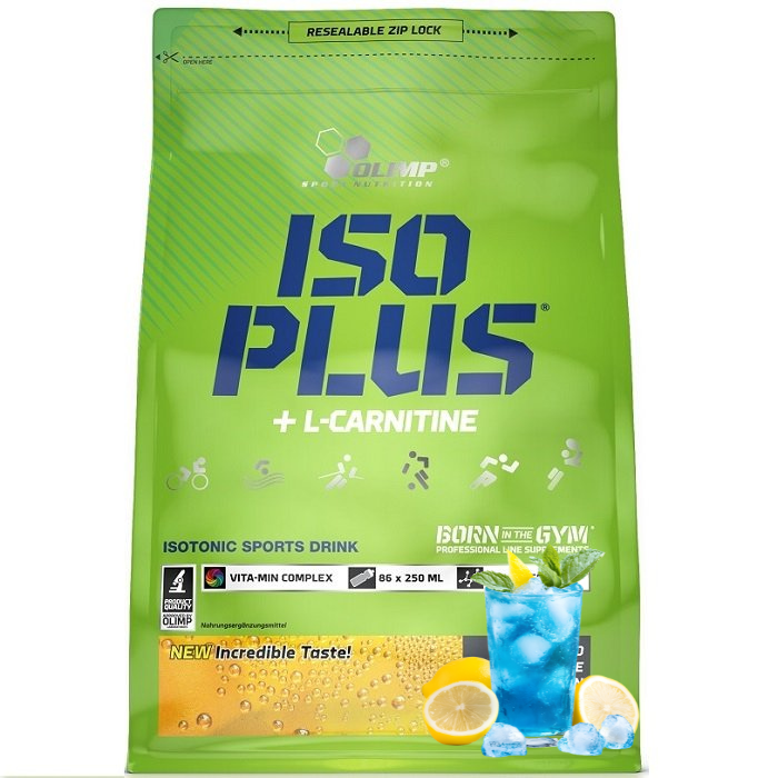 Olimp ISO Plus napój izotoniczny (Tropic Blue) – 1,505 kg