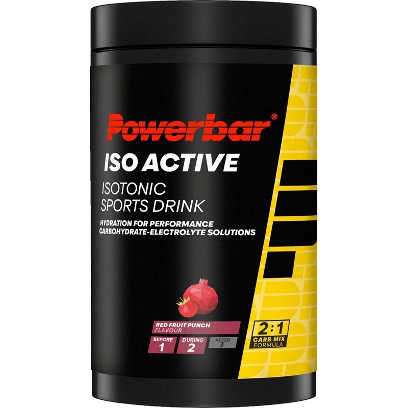 PowerBar IsoActive napój izotoniczny (Czerwone Owoce) – 600 g