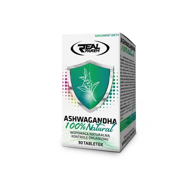 Real Pharm Ashwagandha 100% – 90 tabletek