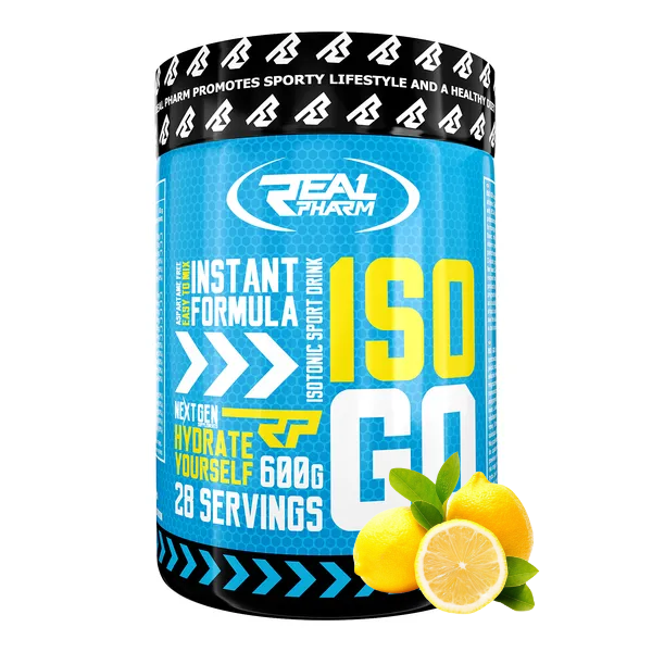 Real Pharm ISO GO napój izotoniczny (Cytryna) – 600 g