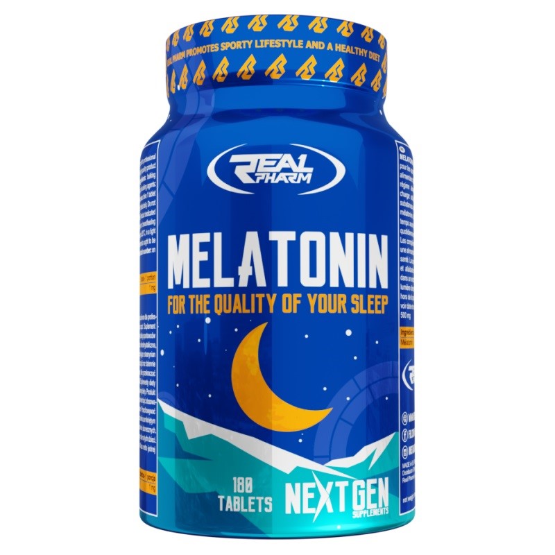Real Pharm Melatonin melatonina 180 tabletek