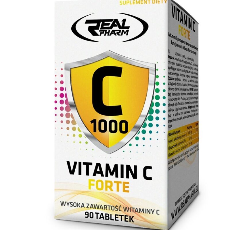 Real Pharm Vitamin C Forte witamina C  - 90 tabletek
