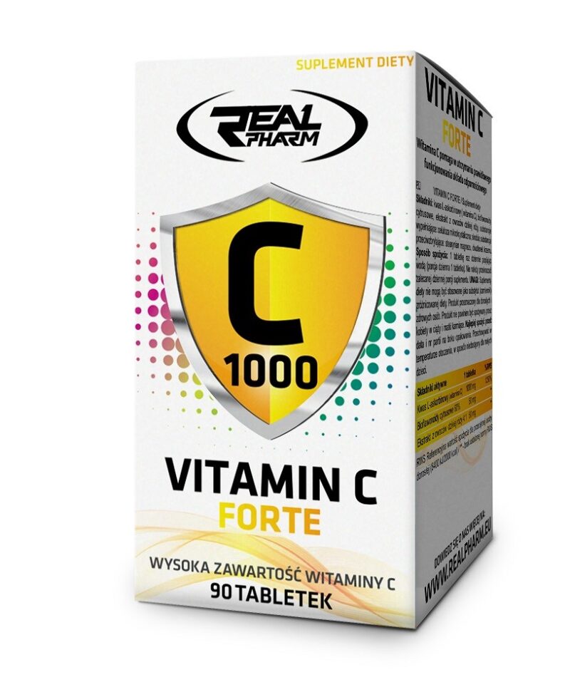 Real Pharm Vitamin C Forte witamina C  - 90 tabletek